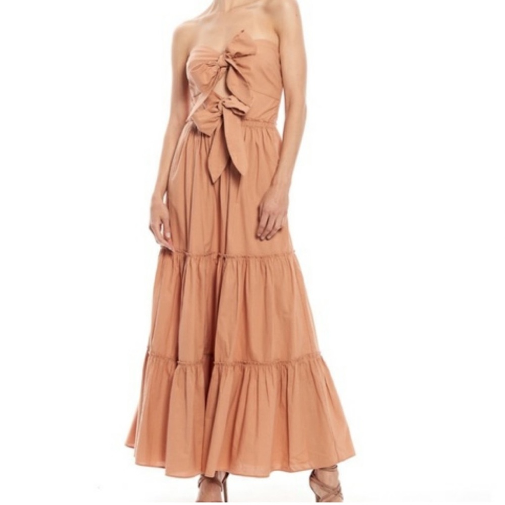 Happy x Nature Strapless Maxi Dress